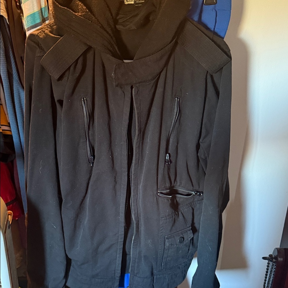 Men's Black Military Field Jacket